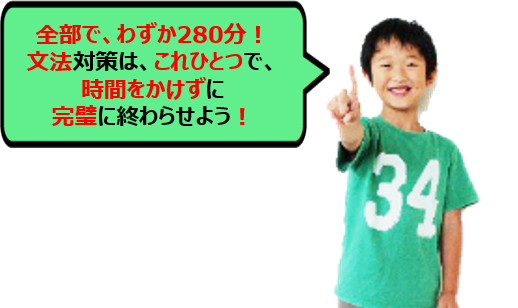 国語文法授業＆脳プレス　全部でわずか280分